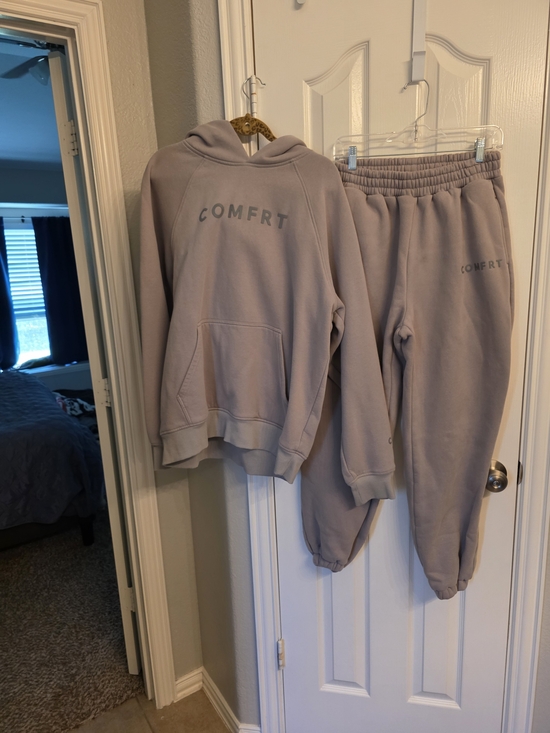 Comfrt Other - Comfort Adult Hoodie & Joggers Set - Taupe